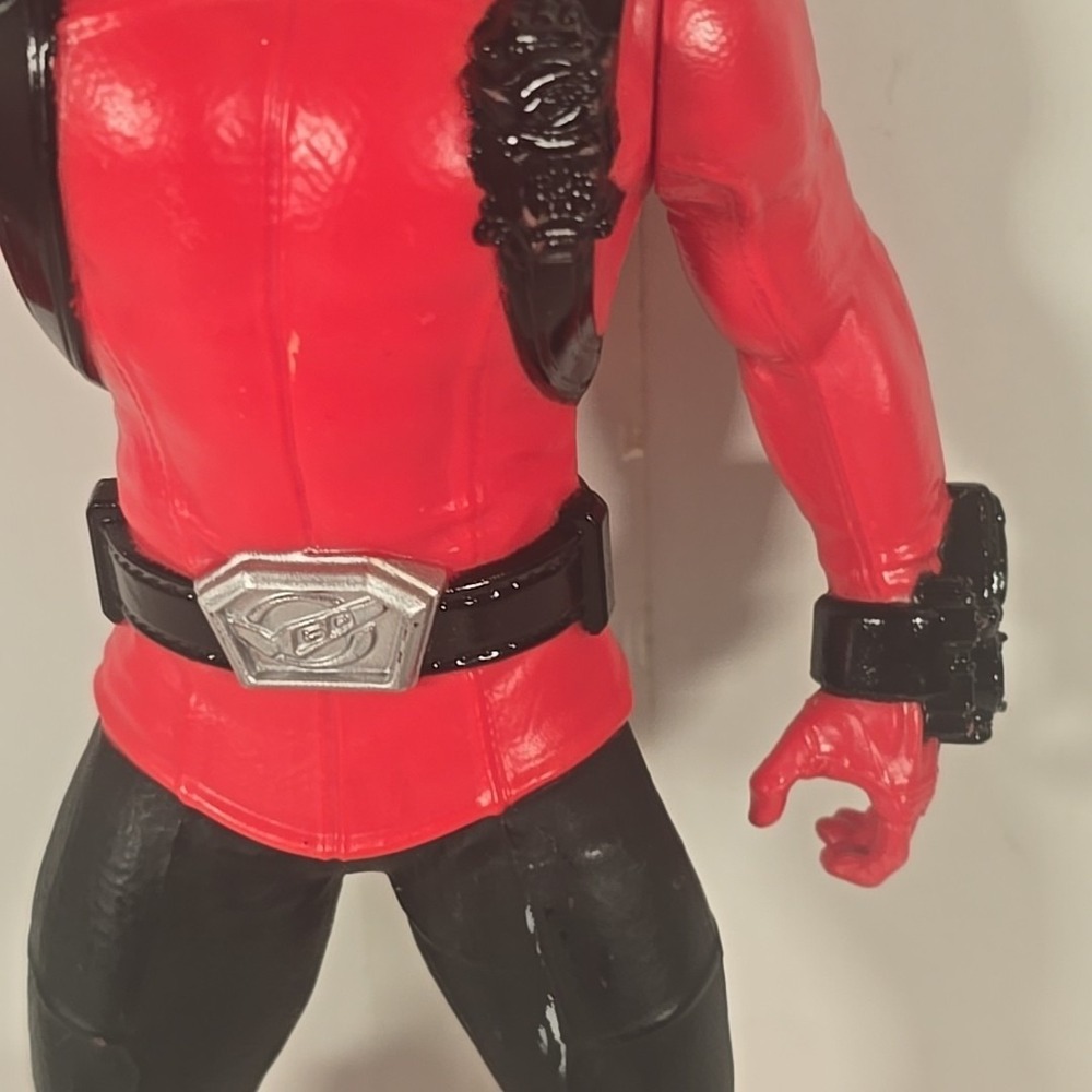 Power Ranger Beast Morphers Figure 9.5-inch Scale Red Ranger Action Figure Toy - Picture 4 of 7
